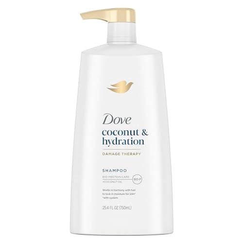 ADD 2 TO YOUR CART ❗        Dove Ultra Care Shampoo Coconut and Hydration for Dry Hair Shampoo with Oil Blend of Coconut, Jojoba & Sweet Almond 25.4 oz