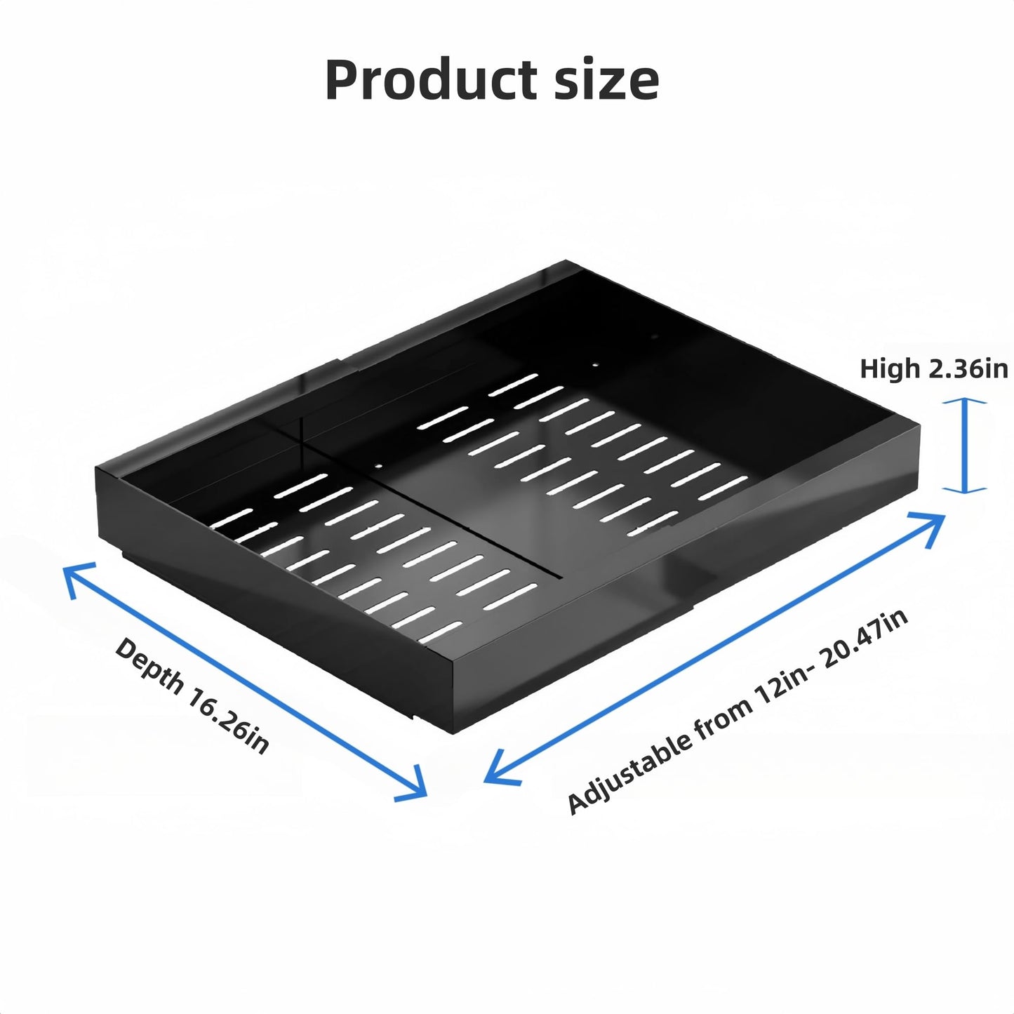 Expandable Slide-Out Cabinet Organizer for Kitchen