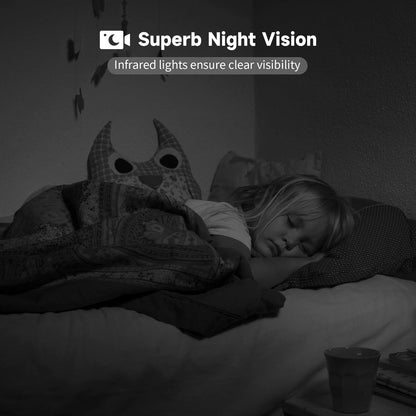 2K Indoor Security Camera with Night Vision