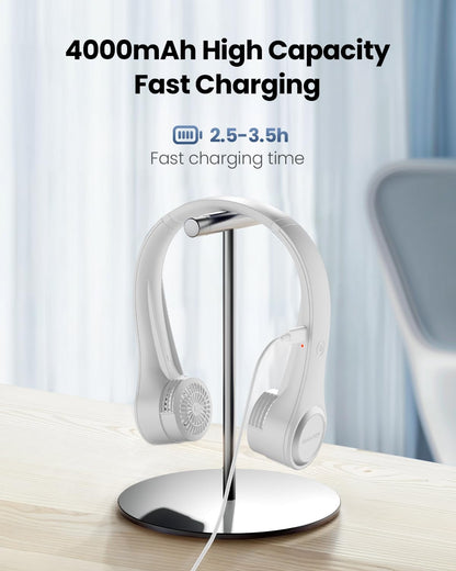Portable Neck Fan with 3 Speed Settings