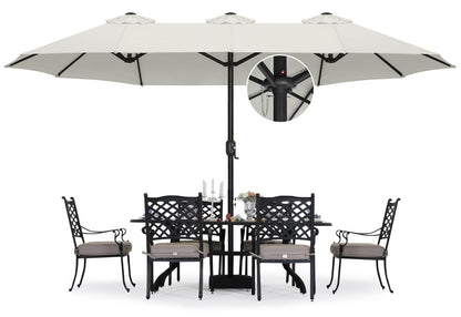 ABCCANOPY 15FT Double Sided Pool Umbrella