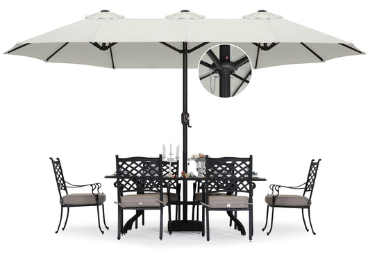 ABCCANOPY 15FT Double Sided Pool Umbrella