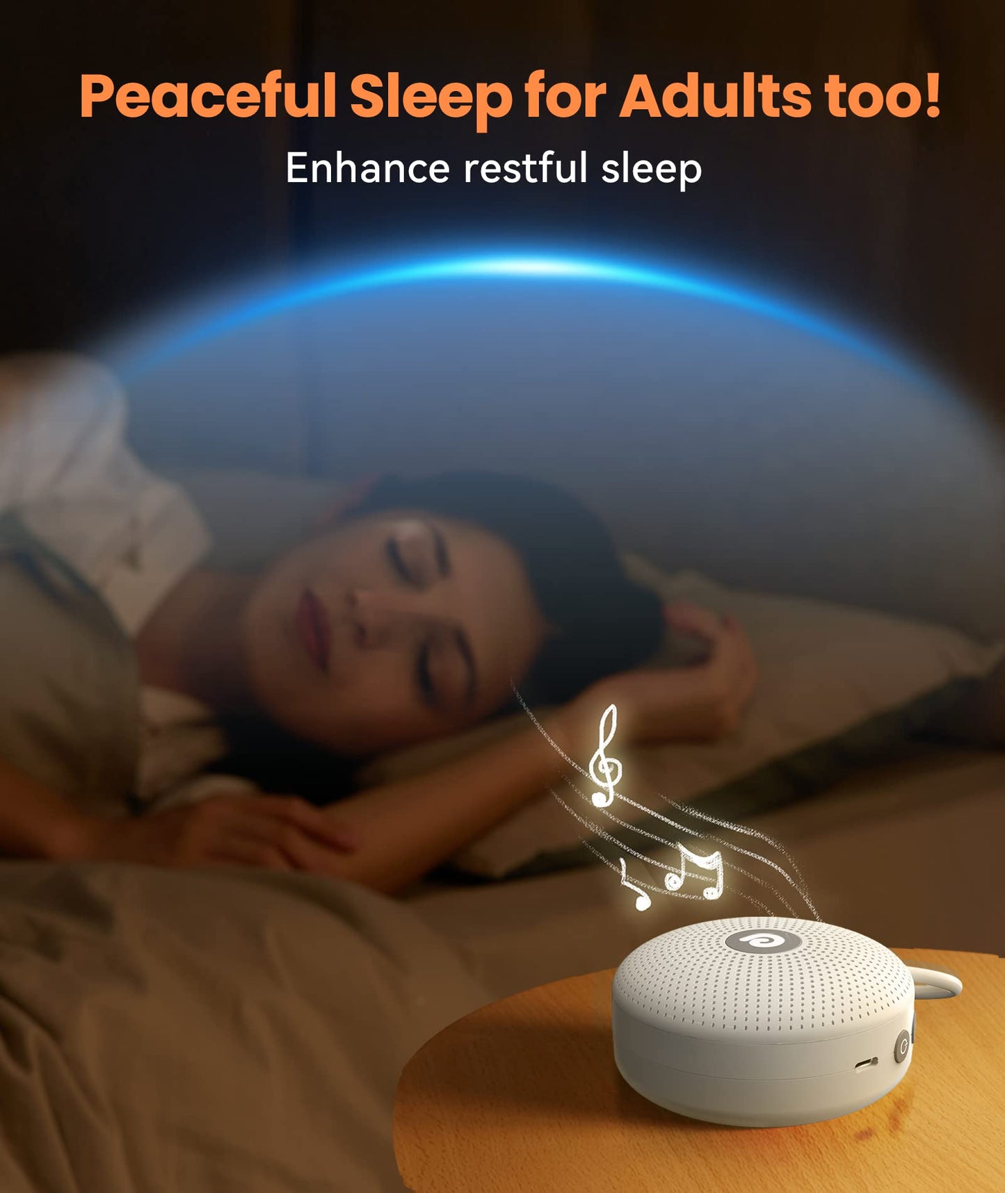 Dreamegg Portable White Noise Machine for Sleep