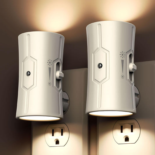 2 Pack LED Night Light with Adjustable Brightness