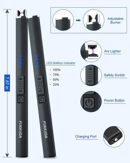 Electric Candle Lighter - USB Rechargeable & Windproof