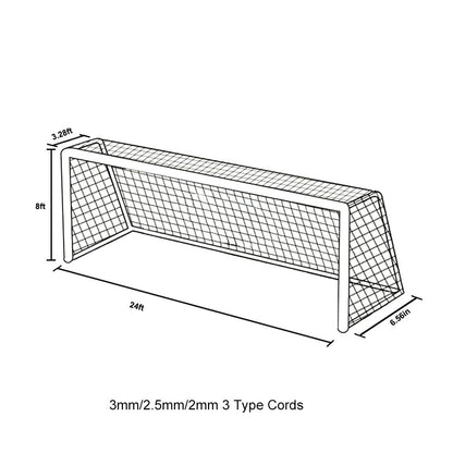 Aoneky Full Size Soccer Goal Net 24x8 Ft