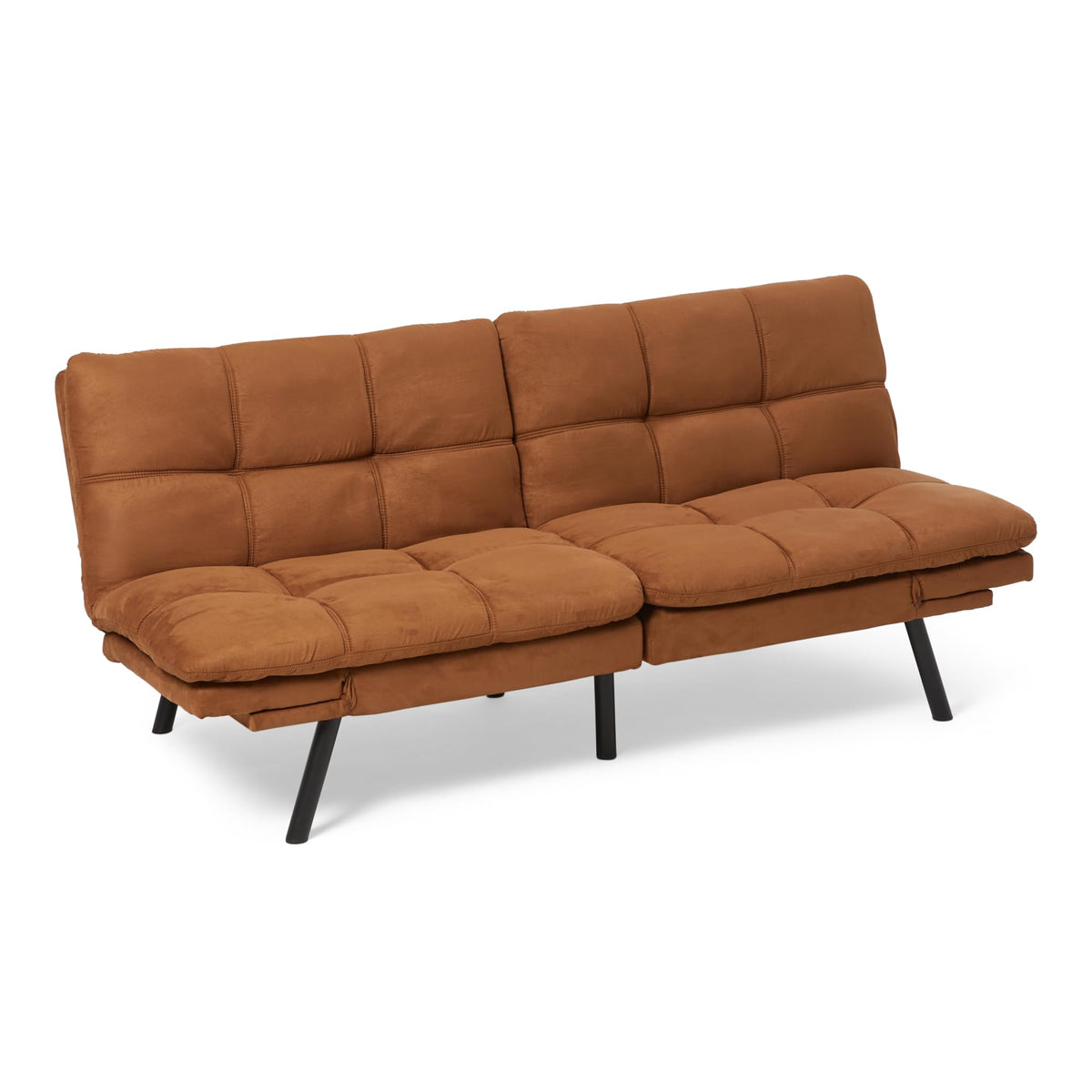 Amazon Basics Convertible Memory Foam Loveseat Sofa Bed