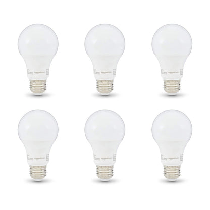 6-Pack Amazon Basics LED Light Bulbs, 40W Equivalent