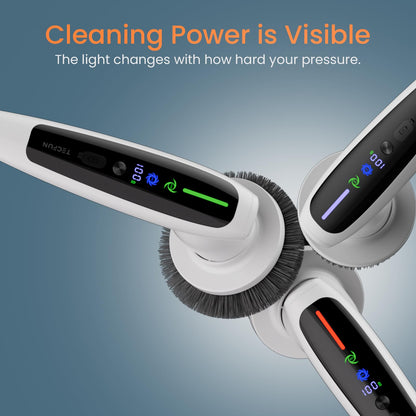Electric Spin Scrubber with Extendable Handle