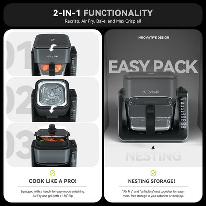 4.2 QT Air Fryer & Grill Combo