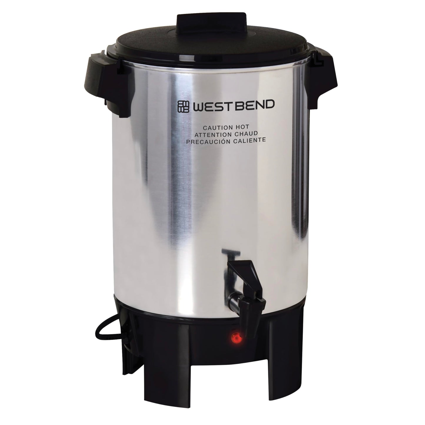 West Bend Coffee Urn with Automatic Temperature Control and Cup Per Minute Brewing