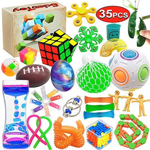 35 Pack Fidget Sensory Toys Set for Anxiety Relief