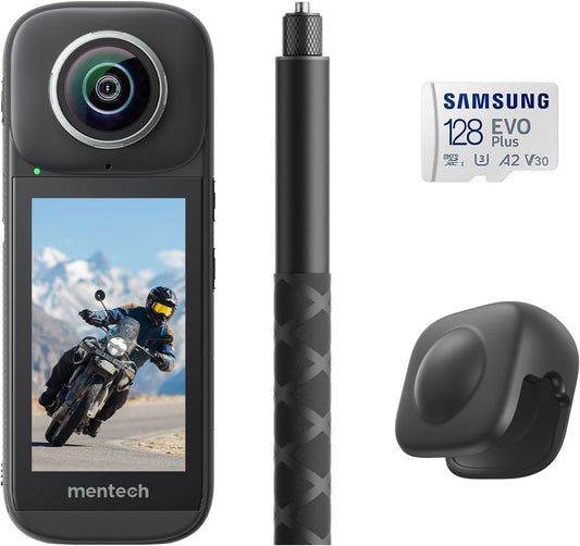 Mentech 8K 360 Waterproof Action Camera with GPS