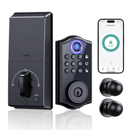 Keyless Smart Lock with Fingerprint and Keypad