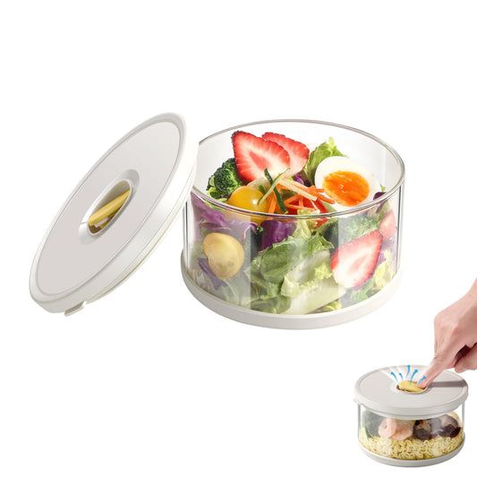 Airtight Glass Food Storage Container, 33.8oz