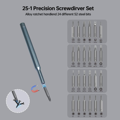 25-in-1 Precision Screwdriver Set for Electronics