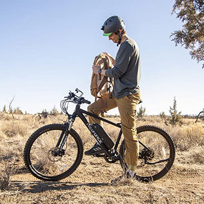 FREEFORCE Fairmount 20-in Electric Commuter Bike | Hybrid e-Bike for Adults, Thumb Throttle and Pedal Assist | for Urban City Commuting to Work or School | Matte Black