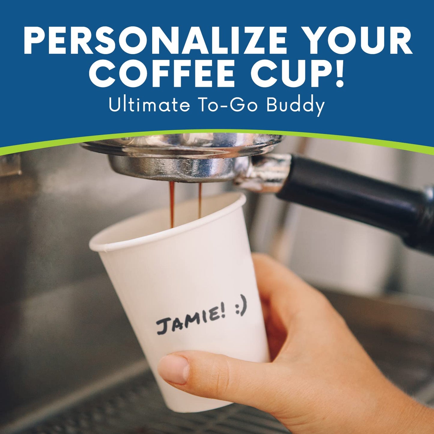 BESTYTY 10 Oz Coffee Cups - [50-Pack] Paper Cups For Hot and Cold Beverages - Hot Cups Suitable for Party, Travel, Picnic, Events, Office, Paper Cup Dispenser, Concession Stands, Convenience Stores