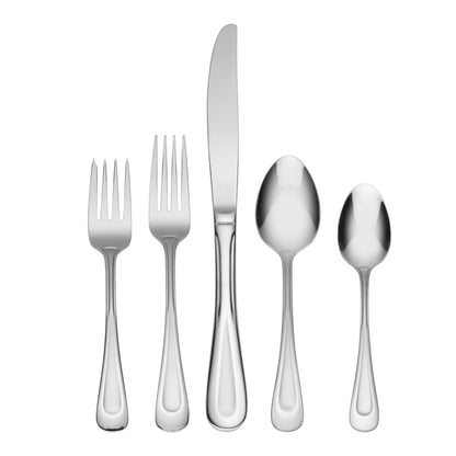 Oneida 45-Piece Satin Sand Dune Flatware Set