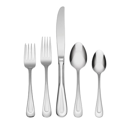 45-Piece Oneida Satin Sand Dune Flatware Set