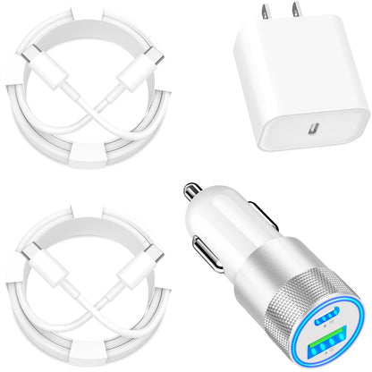 66W Rombica Fast Charger with USB-C Cables