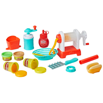 Play-Doh Spiral Fries Playset with 5 Cans