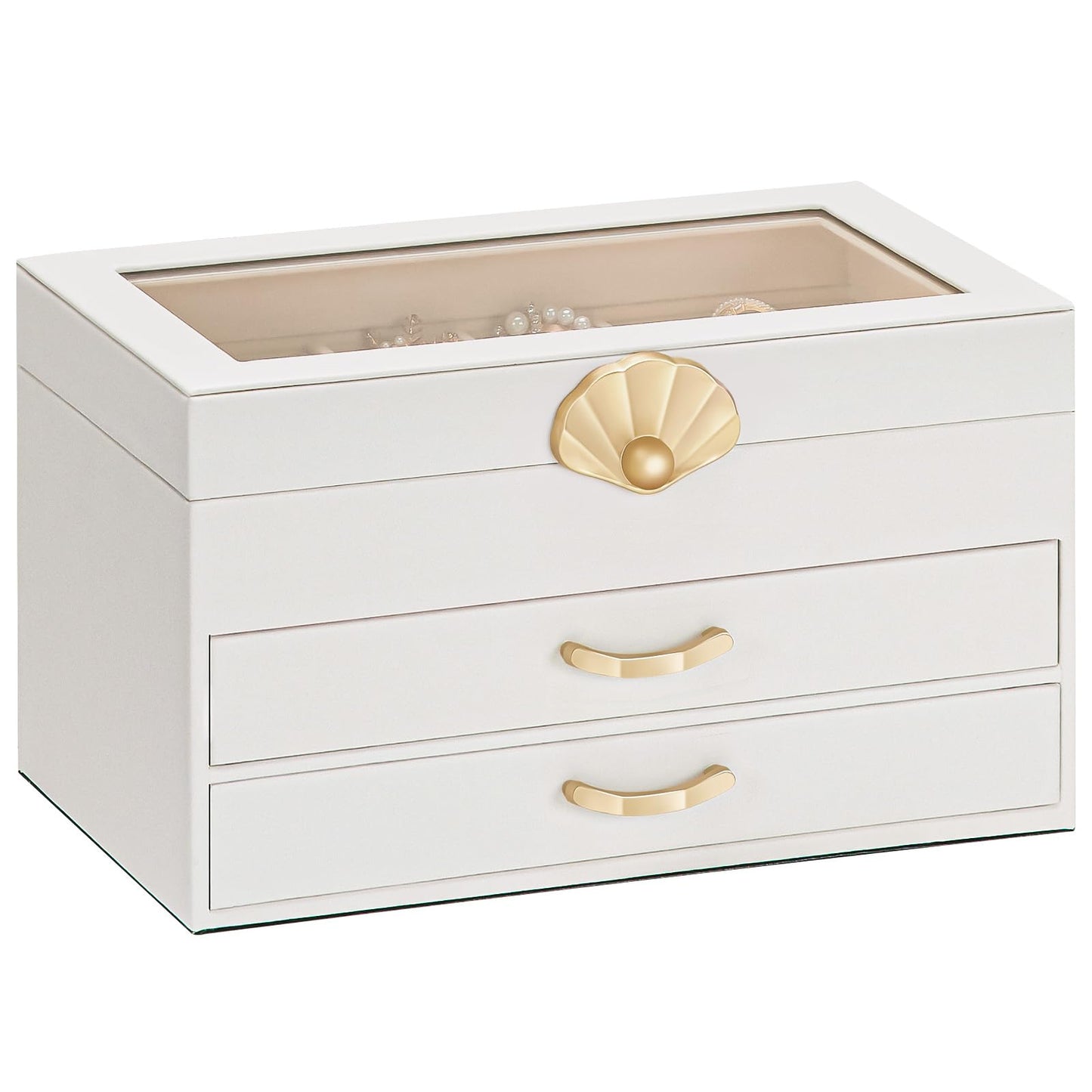 Enthralite 2-Drawer Jewelry Box Organizer for Women