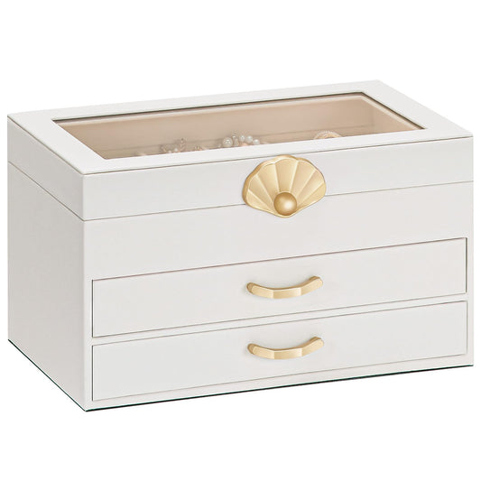 Enthralite 2-Drawer Jewelry Box Organizer for Women