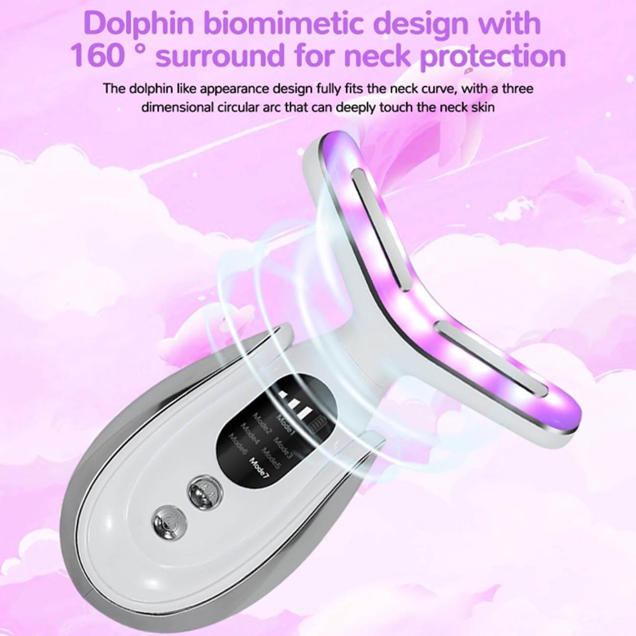 7-in-1 Portable Facial Massager for Neck and Face