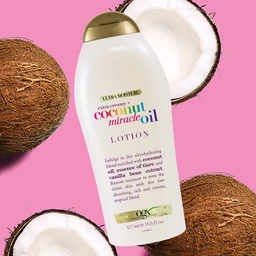 OGX Coconut Miracle Oil Body Lotion, 19.5 Oz