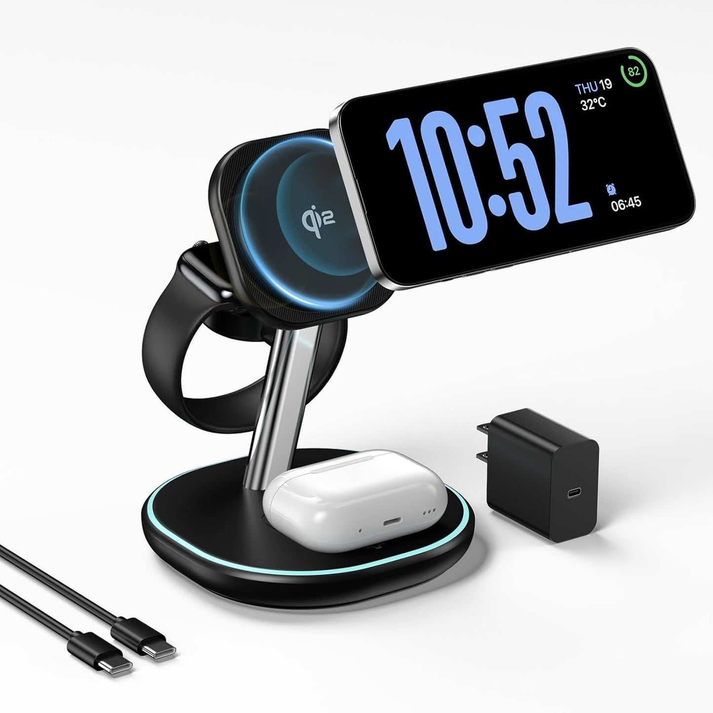 3 in 1 Wireless Charging Station for iPhone