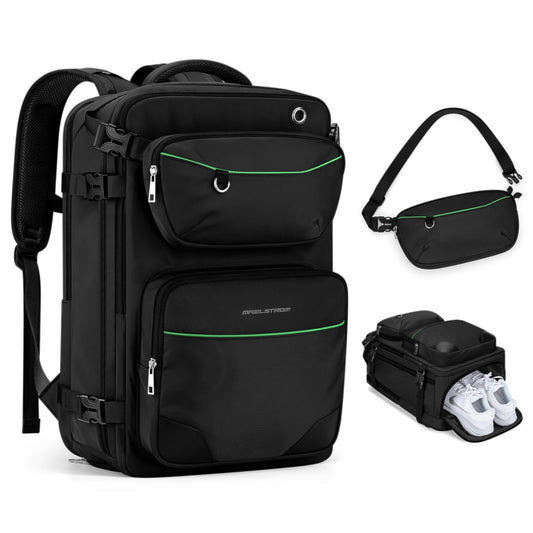 35L Waterproof Travel Backpack with Shoe Compartment