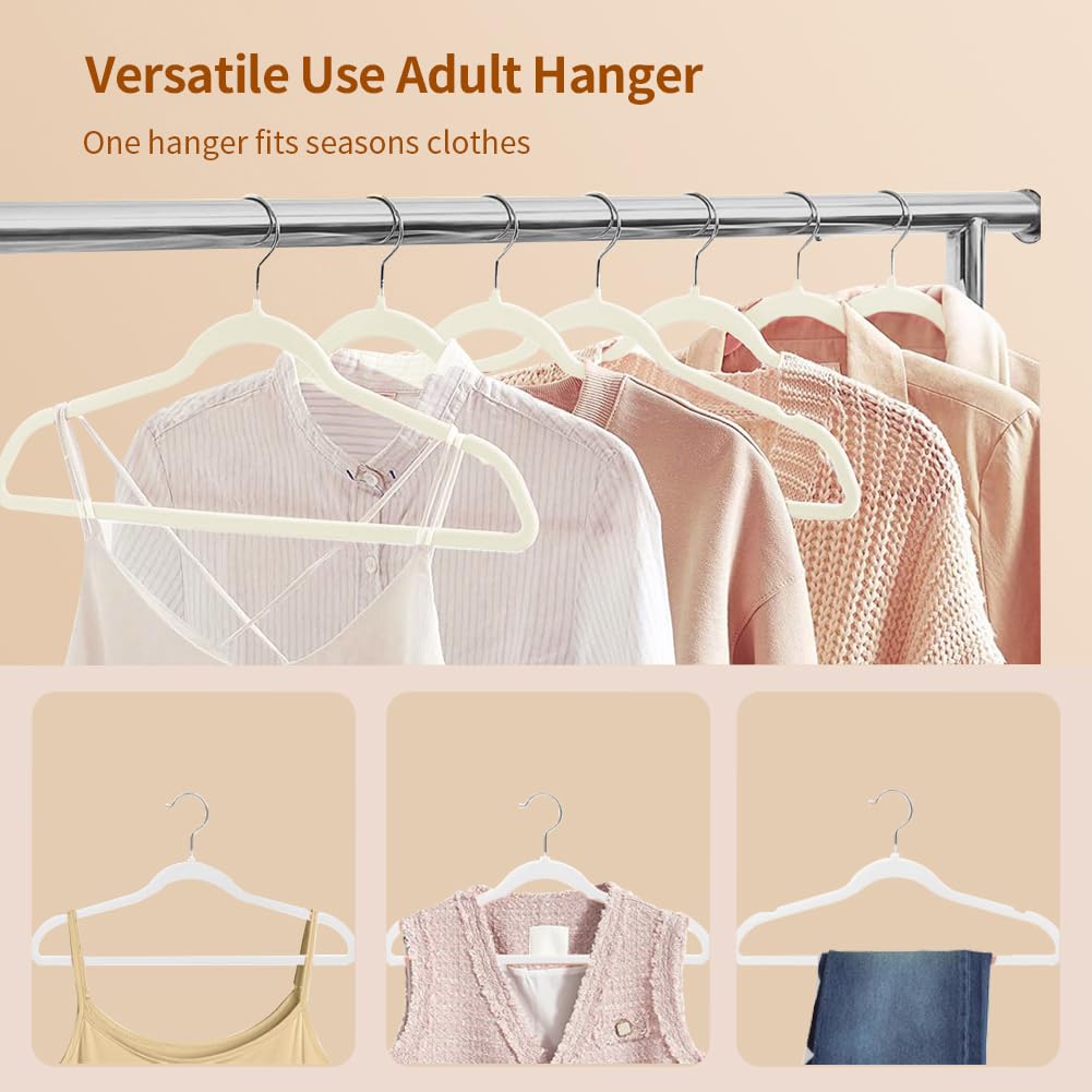 Stormix 52 Pack Non-Slip Velvet Clothes Hangers