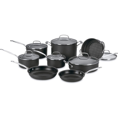Add 2 to Your Cart!           Cuisinart 14-Piece Nonstick Cookware Set, Gray