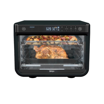 Ninja DT202BK Foodi 8-in-1 XL Pro Air Fry Oven, Large Countertop Convection Oven, Digital Toaster Oven, 1800 Watts, Black, 12 in.