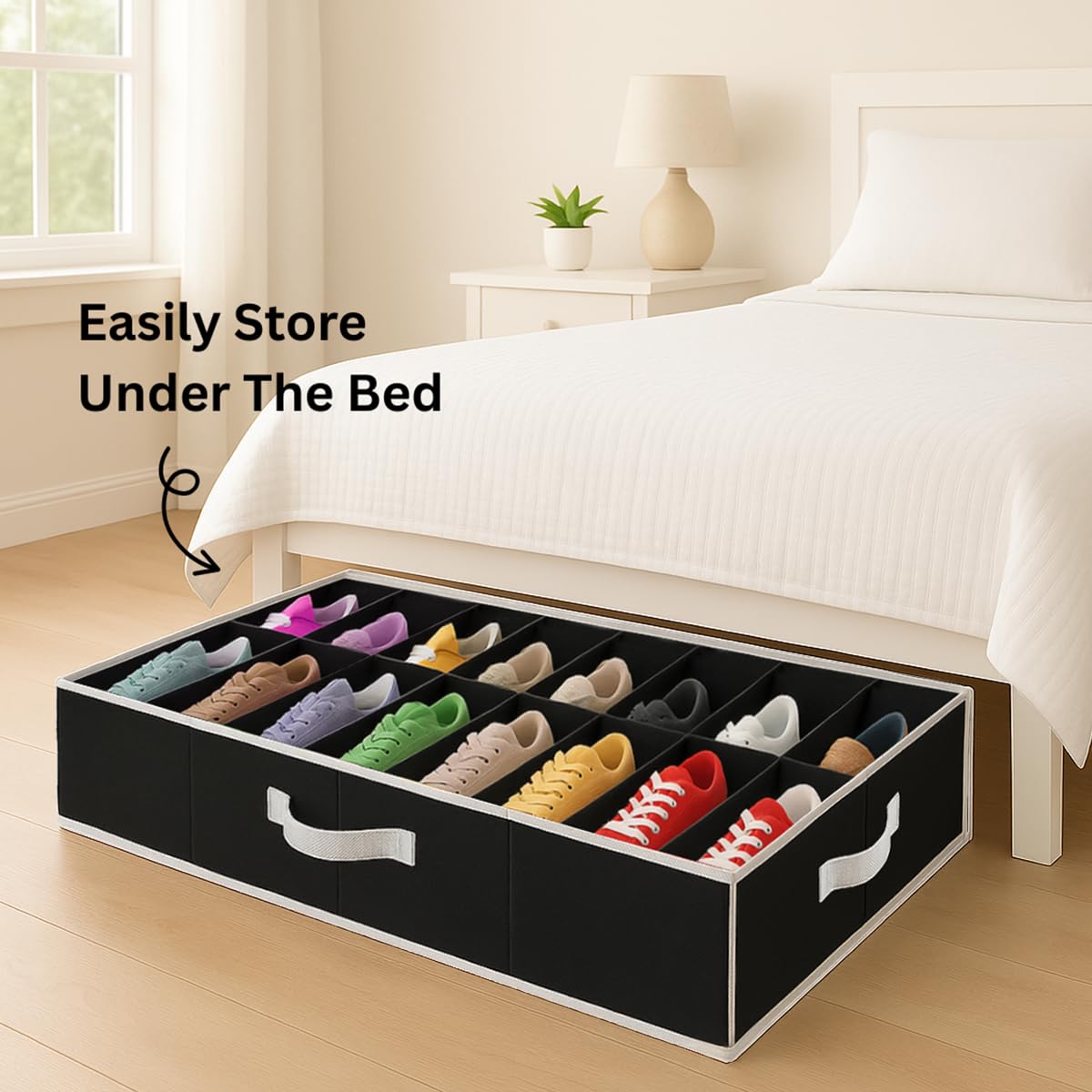 Under Bed Shoe Storage Organizer by HOLDN' STORAGE