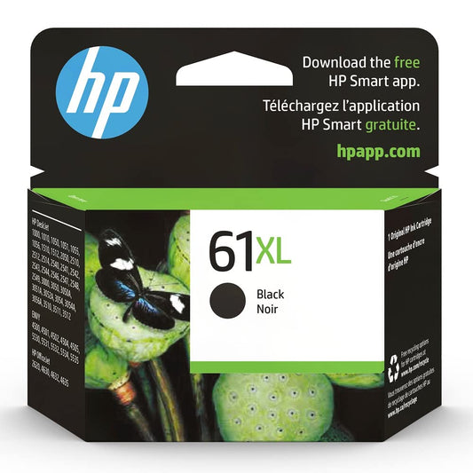 HP 61XL High-Yield Ink Cartridge for Printers
