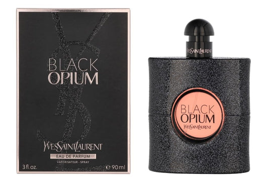 Yves Saint Laurent Eau De Parfum Spray for Women, Black Opium, 3 Ounce