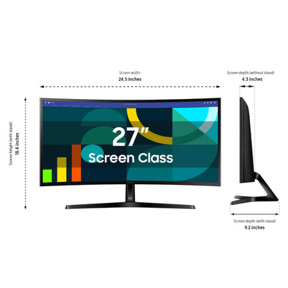 SAMSUNG 27" FHD Curved Monitor with Game Mode