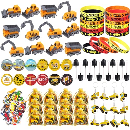 122 Pack Construction Party Favors Kids Birthday Supplies