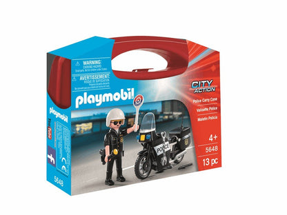 Playmobil Police Carry Case with Figures
