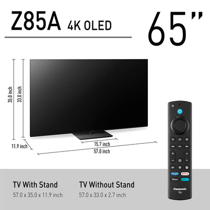 65-inch Panasonic 4K OLED Smart Fire TV