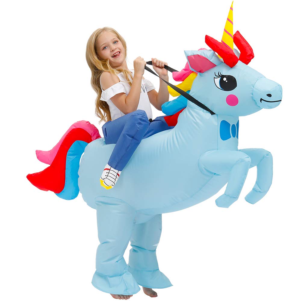 KOOY Kids Inflatable Unicorn Costume for Halloween
