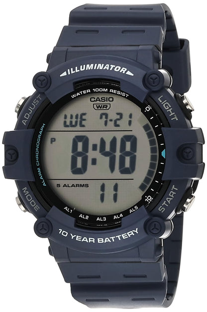 Casio 10-Year Battery Digital Stopwatch with Alarms