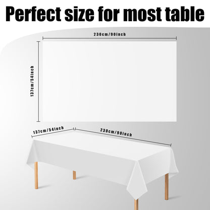 4 Pack Disposable Table Covers for Parties
