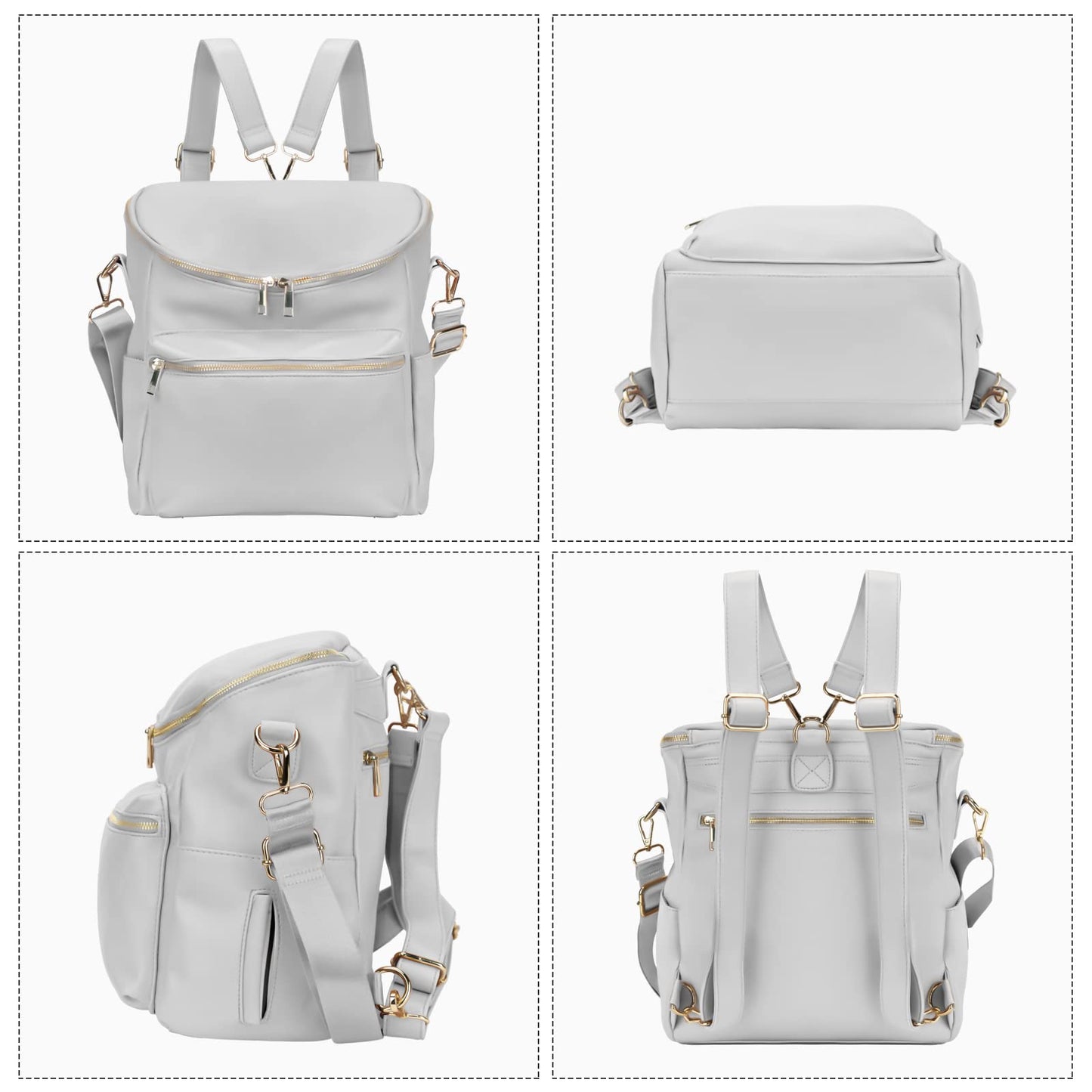 Minsong Diaper Bag Backpack with Organizer & Pad