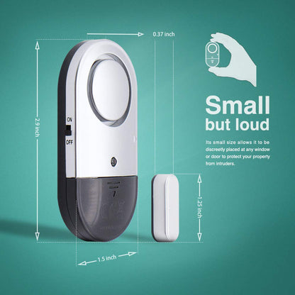 120 DB Wireless Door Window Alarm Sensor 3 Pack