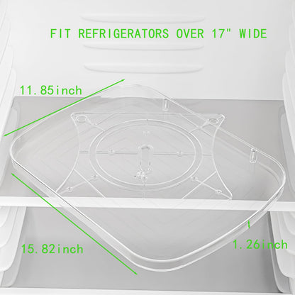 Lazy Susan Turntable Organizer for Refrigerator