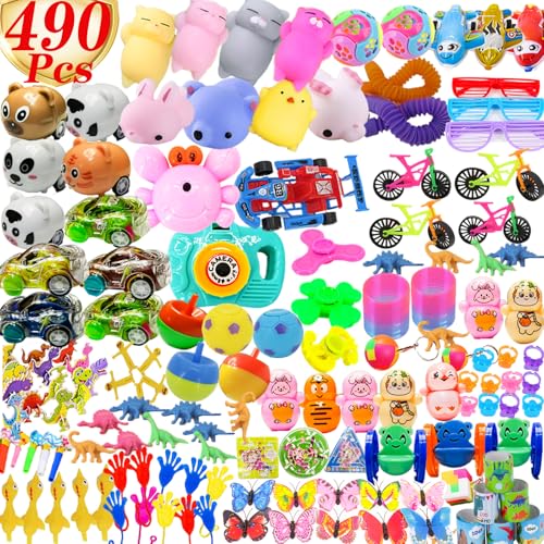490PCS Party Favors Bulk Toys for Kids Classroom
