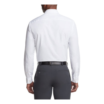 Van Heusen Men's White Dress Shirt, Regular Fit